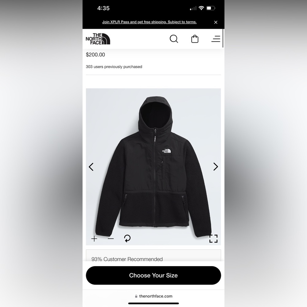 Women’s North Face Denali Medium